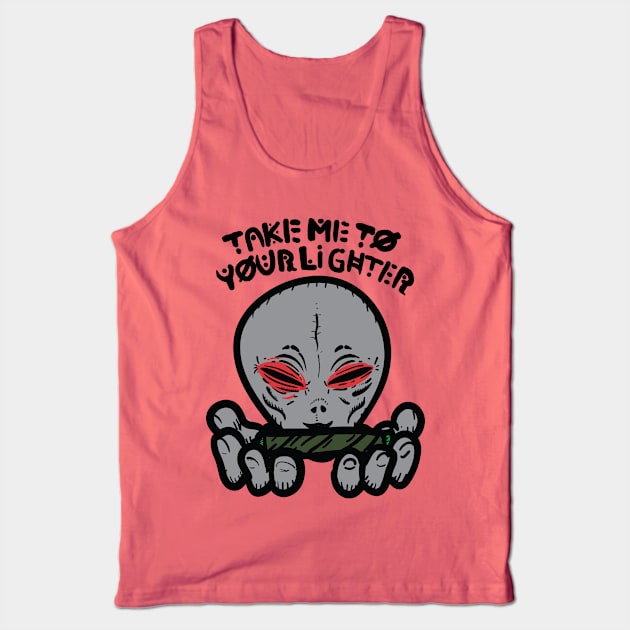 Take Me To Your Lighter Tank Top by jonah block